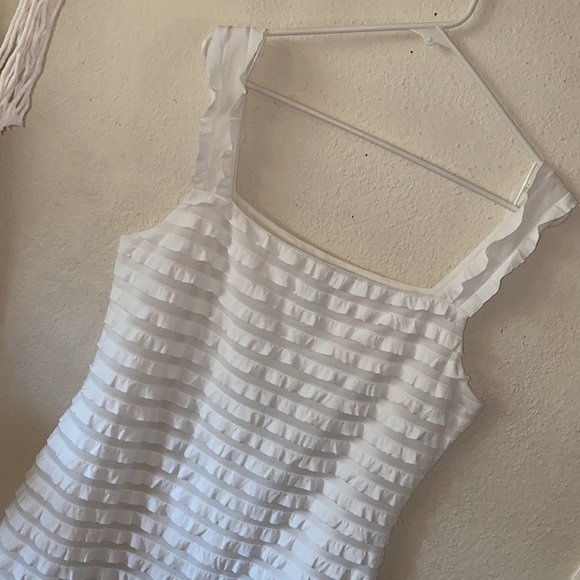 Donna Morgan sleeveless ruffled dress - Picture 3 of 9